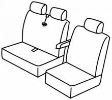 presvlake za sjedala za Renault Trafic, 2011>2014