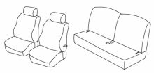 seat covers for Renault Twingo 1, 1993>2001 - 3 door