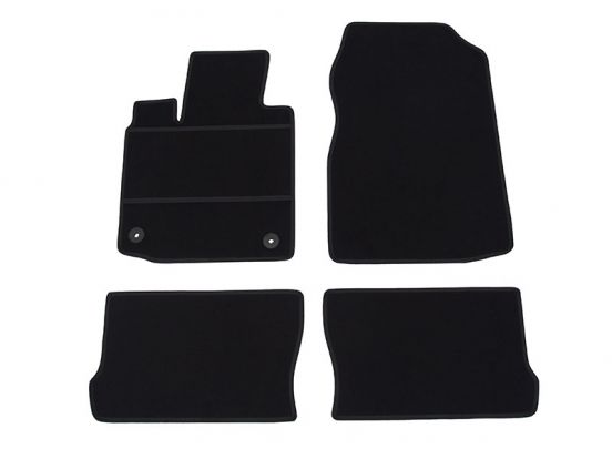 interior textile mats compatible for Renault Twingo 2, 2007>2014