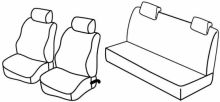 presvlake za sjedala za Renault Twingo 2, 2012>2014 - 3 vrata