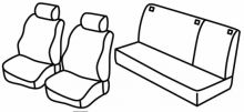 presvlake za sjedala za Rover 45, 1999>2005 - 5 vrata