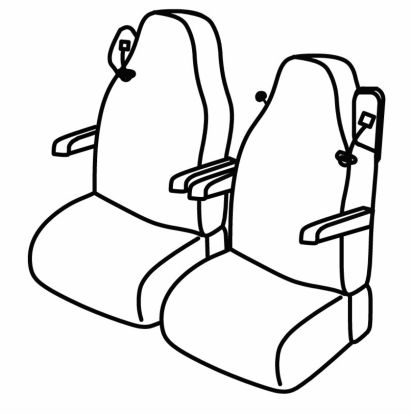 presvlake za sjedala odgovaraju za KAMION Scania R Serie 6, 2013>2017 - Streamline