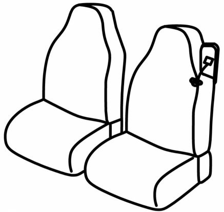 presvlake za sjedala odgovaraju za KAMION Scania Serie R, 2004>2009 - 1+1