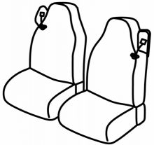presvlake za sjedala za KAMION Scania Serie R, 2004>2009 - 1+1