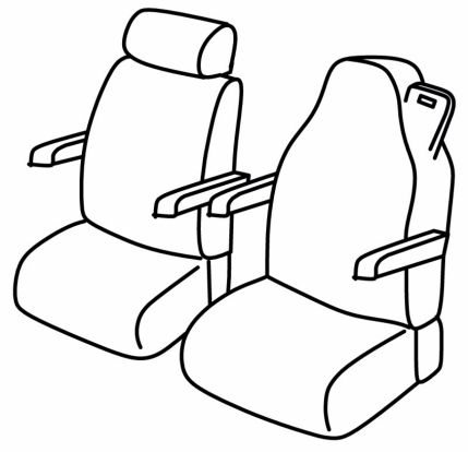 seat covers compatible for Scania R Serie, 2021>