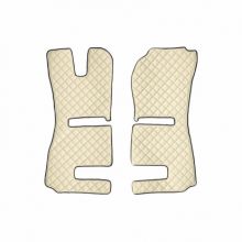 kožni tepisi za kamione za Scania R Serie 6 - Streamline, automatic/manual, Recaro sjedala, pneumatsko ili preklopno suvozačevo sjedalo, 2013>2017, 1+1