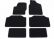 interior textile mats compatible for Seat Alhambra 1, 1996>2010, 3 rows-1