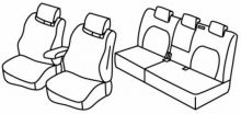presvlake za sjedala za Seat Altea, 2004>2015 - 5 vrata