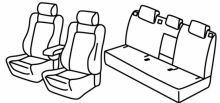presvlake za sjedala za Seat Ateca, 2016> - SUV, Xcellence