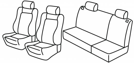 presvlake za sjedala odgovaraju za Seat Cordoba 1, 1993>1999, 1999>2002