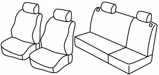 presvlake za sjedala odgovaraju za Seat Cordoba 2, 2002>2008