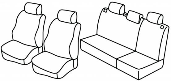 seat covers compatible for Seat Cordoba 2, 2002>2008