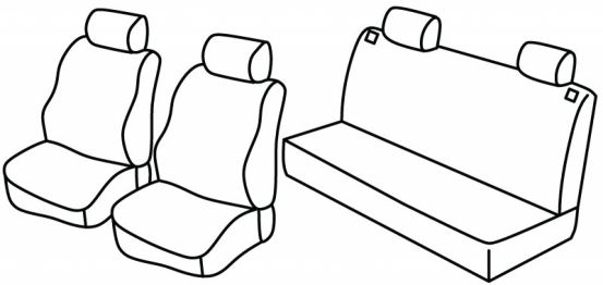 seat covers compatible for Seat Cordoba 2, 2002>2008