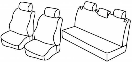 presvlake za sjedala odgovaraju za Seat Cordoba 2, 2002>2008