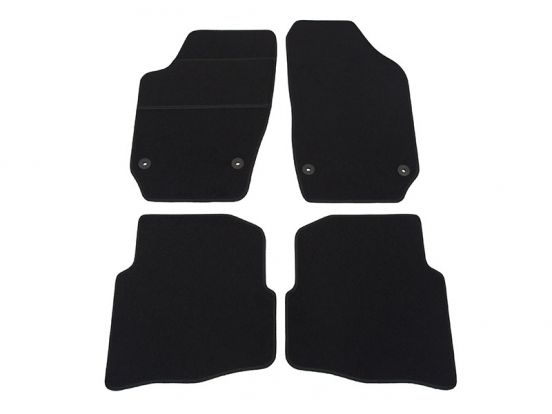 interior textile mats compatible for Seat Ibiza 3, 2002>2008, + fix.sys.
