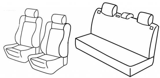 seat covers compatible for Seat Ibiza, 2006>2008 - facelift, Sport Rider - 5 door