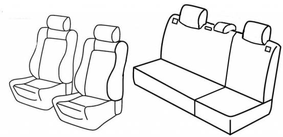 seat covers compatible for Seat Ibiza, 2006>2008 - facelift, Sport Rider - 5 door