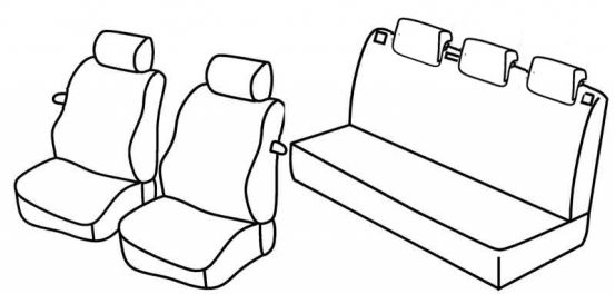 seat covers compatible for Seat Ibiza, 2008>2015 - Sport Coupe - 3 door