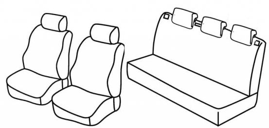 seat covers compatible for Seat Ibiza, 2008>2015 - Style - 5 door