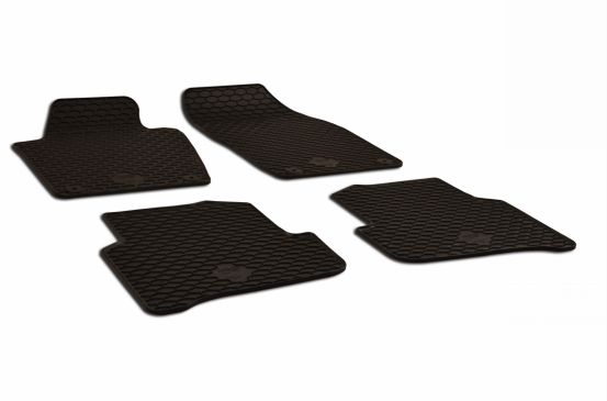 rubber mat compatible for Škoda Fabia, 2014> / VW Polo, 2009>2017 / Seat Ibiza, 2008>2016 / Ibiza ST, 2010>2016
