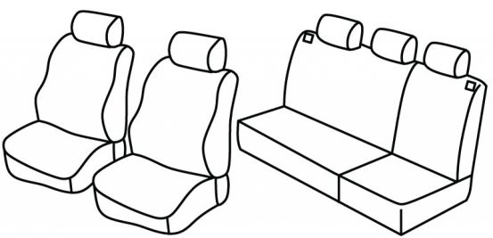 presvlake za sjedala odgovaraju za Seat Leon 1, 1999>2005