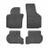 rubber mat compatible for VW Golf 5/6,03>/Jetta,05>10/Scirocco,08>/Škoda Octavia 2,04>13/Yeti,09>/Seat Leon,05>12/Toledo,04>09-1