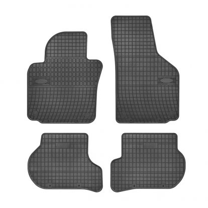 rubber mat compatible for VW Golf 5/6,03>/Jetta,05>10/Scirocco,08>/Škoda Octavia 2,04>13/Yeti,09>/Seat Leon,05>12/Toledo,04>09