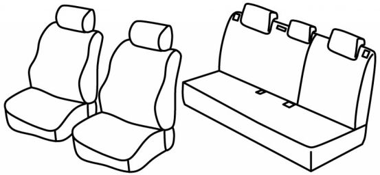 presvlake za sjedala odgovaraju za Seat Leon 2, 2005>2009