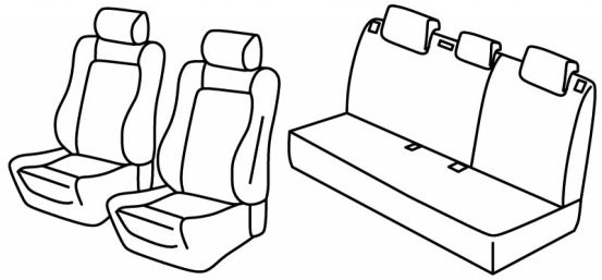 presvlake za sjedala odgovaraju za Seat Leon 2, 2005>2012 - 5 vrata