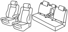 presvlake za sjedala za Seat Leon, 2012> - FR, ST FR - 5 vrata
