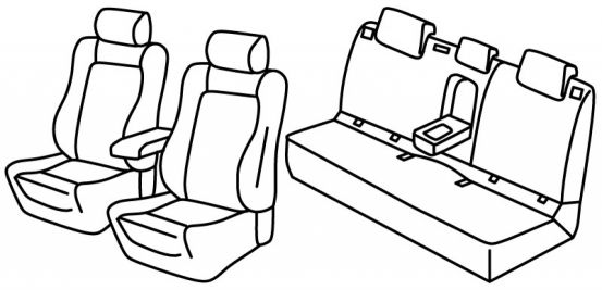 presvlake za sjedala odgovaraju za Seat Leon, 2012> - FR, ST FR - 5 vrata