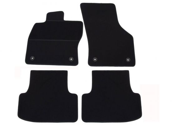 interior textile mats compatible for Seat Leon 3, 2012>