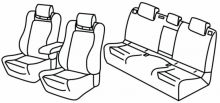 presvlake za sjedala za Seat Leon, 2020> - FR - 5 vrata