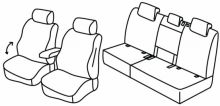 presvlake za sjedala za Seat Tarraco, 2018> - FR - 5 vrata