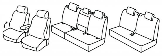 seat covers compatible for Seat Tarraco, 2018> - FR - 5 door