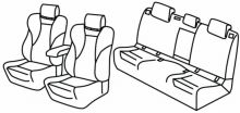 presvlake za sjedala za Škoda Enyaq iV, 2020> - Electric - 5 vrata