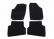 tekstilni tepih za unutrašnjost odgovara za Škoda Fabia 2, 2007>2014-1