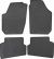 rubber mat compatible for Škoda Fabia II (Typ 54) from 03/2007-10/2014 - ON SALE UNTIL STOCK LASTS-1