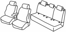 presvlake za sjedala za Škoda Fabia 4, 2021> - Ambition - 5 vrata