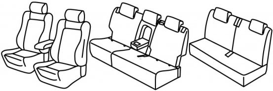 seat covers compatible for Škoda Kodiaq, 2017>2023 - Premium - 5 door