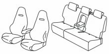 presvlake za sjedala za Škoda Kodiaq, 2018> - 5 vrata