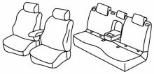 presvlake za sjedala za Škoda Octavia 3, 2015> - Elegance - 5 vrata