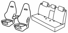 presvlake za sjedala za Škoda Octavia 4, 2020> - 4 vrata