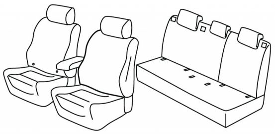 seat covers compatible for Škoda Octavia 4, 2020> - Combi - 5 door