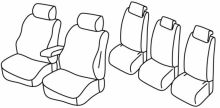 presvlake za sjedala za Škoda Roomster, 2007>2015 - Style&Scout - 5 vrata