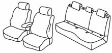 presvlake za sjedala za Subaru Forester, 2008>2013 - 5 vrata