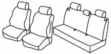 presvlake za sjedala za Subaru Impreza 3, 2007>2011 - 5 vrata