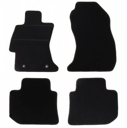 interior textile mats compatible for Subaru XV, 2011>, 2 rows