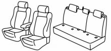 presvlake za sjedala za Subaru XV, 2012>2017 - Free Style Limited - 5 vrata
