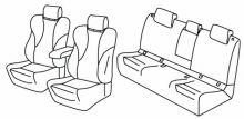 presvlake za sjedala za Subaru XV, 2018> - 5 vrata